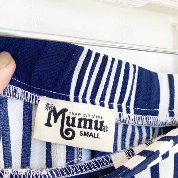 SHOW ME YOUR MUMU Stripe Me Down Eli Trousers S - Picture 5 of 8